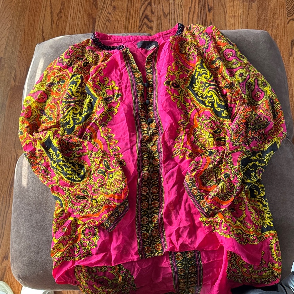 Vibrant Paisley Blouse